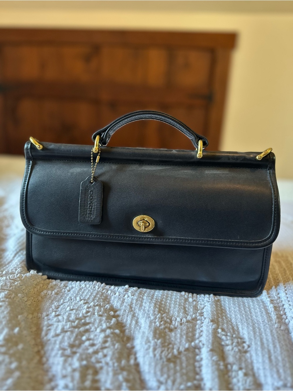 Vintage Coach City Willis | Black - Picture 2 of 16